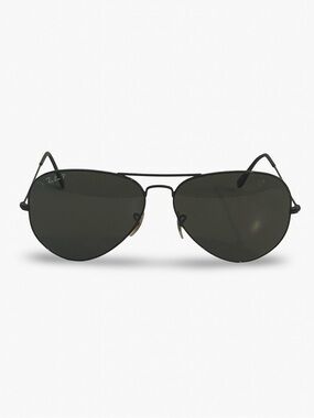 Ray-Ban Aviator Sunglasses RB3025 Black Polarized Made in Italy Classic Unisex